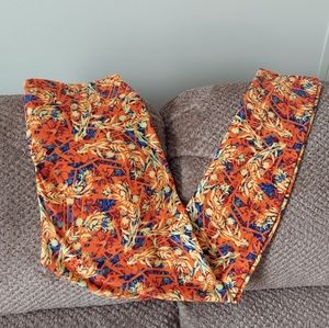 Nwot's Lularoe Leaf & Floral Pattern TC Leggings